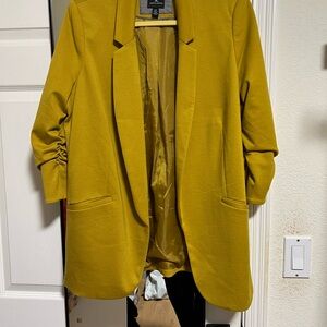 Women's Mustard Blazer